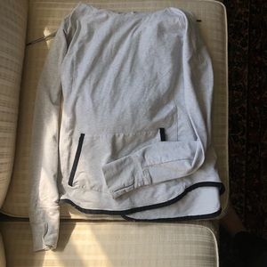 Athleta fitted grey hoodie